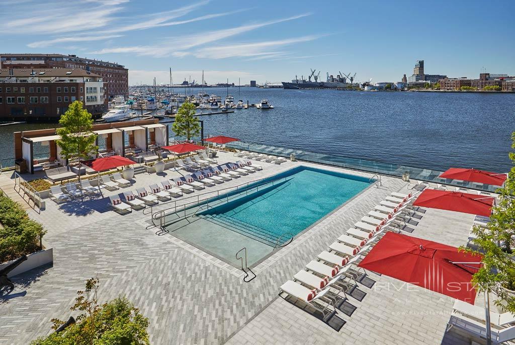 Outdoor Pool at Sagamore Pendry Baltimore, Baltimore, MD