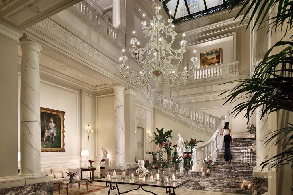 Lobby of Palazzo Parigi Hotel &amp; Grand Spa, Milan, Italy