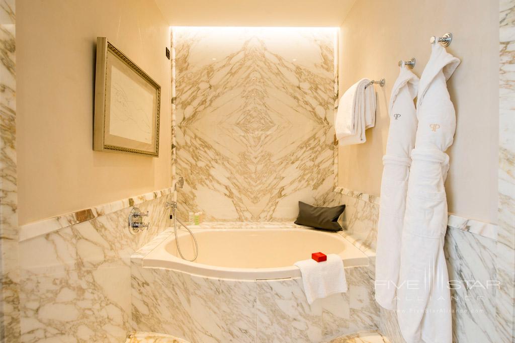 Premier Suite Bath at Palazzo Parigi Hotel &amp; Grand Spa, Milan, Italy