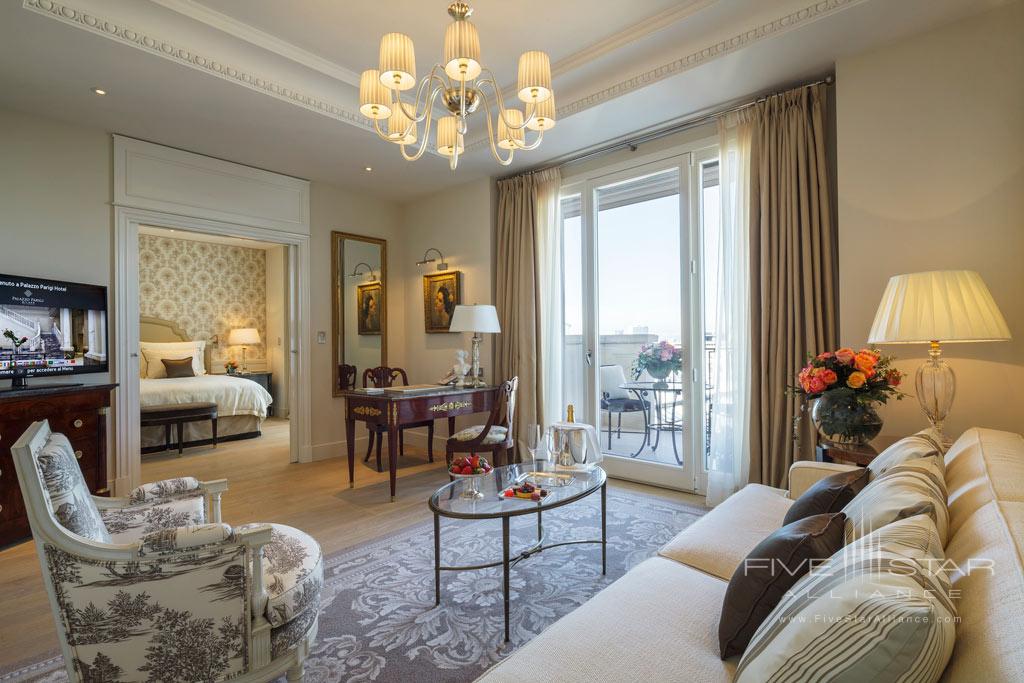 Deluxe Suite at Palazzo Parigi Hotel &amp; Grand Spa, Milan, Italy