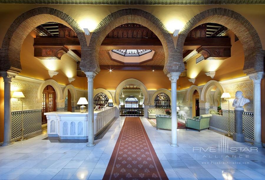 Reception at Alhambra Palace Hotel, Granada, Spain