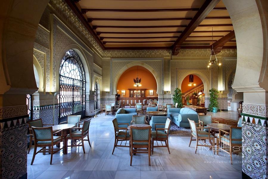 Lobby of Alhambra Palace Hotel, Granada, Spain