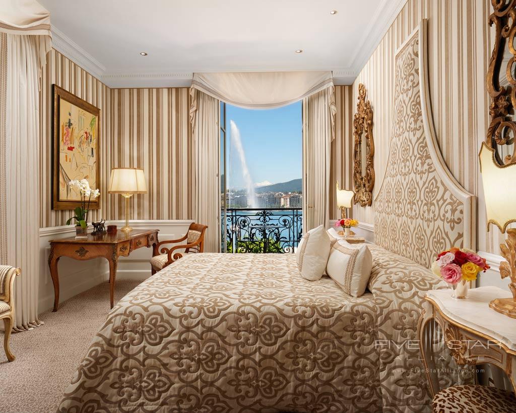 Bedroom of the Bellevue Suite at Hotel d'Angleterre Geneva