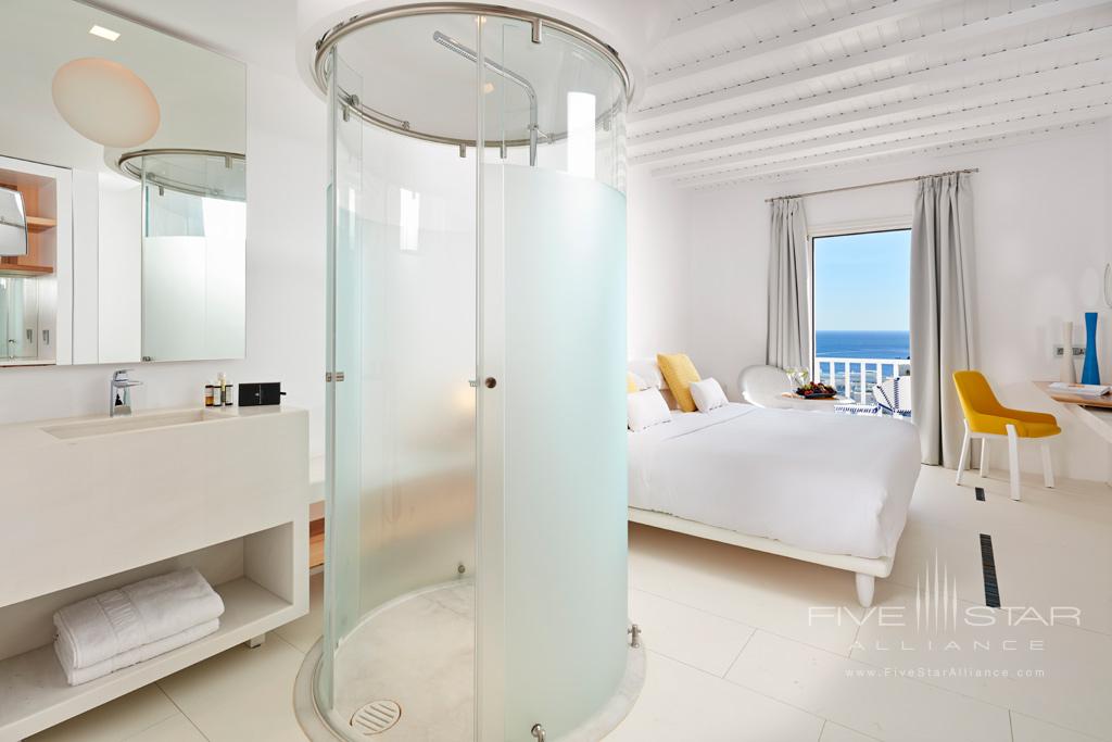 Guest Room at Myconian Ambassador Hotel and Thalasso Spa , Mykonos, Greece