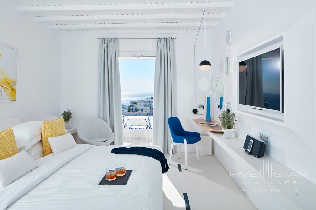Guest Room at Myconian Ambassador Hotel and Thalasso Spa , Mykonos, Greece