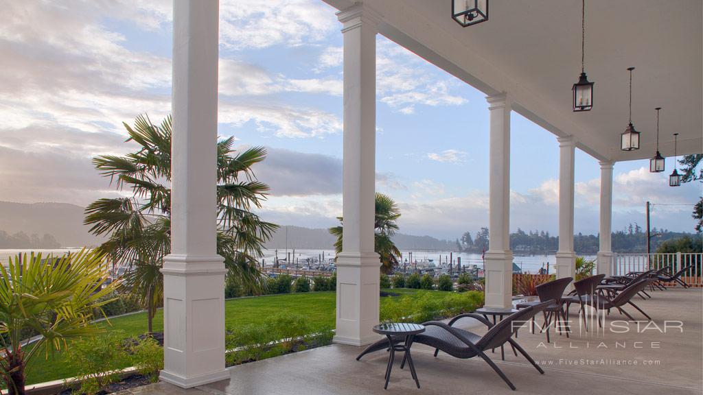 Lower Patio of Prestige Oceanfront Resort Sooke, Sooke, British Columbia, Canada