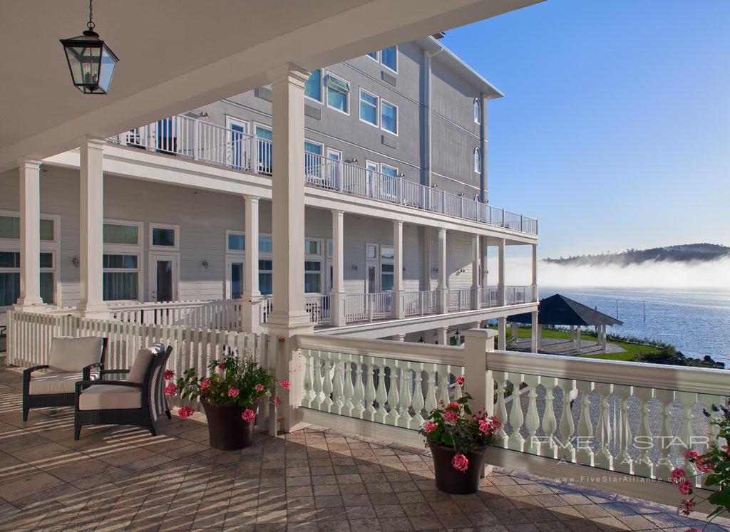 Upper Patio of Prestige Oceanfront Resort Sooke, Sooke, British Columbia, Canada