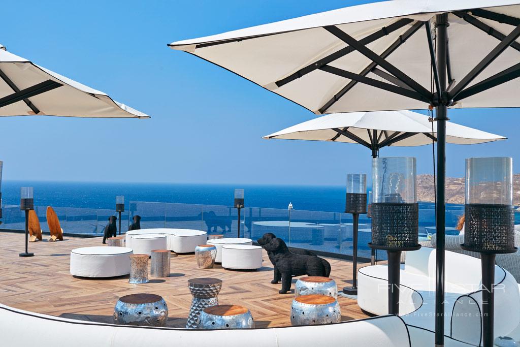 Pool Lounge at Royal Myconian Resort and Thalasso Spa, Mykonos, Greece