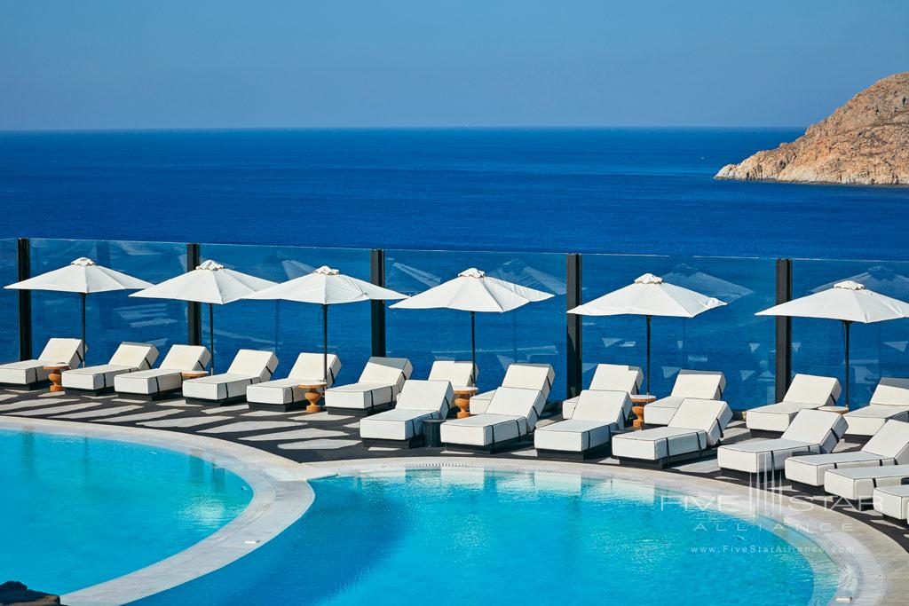 Outdoor Pool at Royal Myconian Resort and Thalasso Spa, Mykonos, Greece