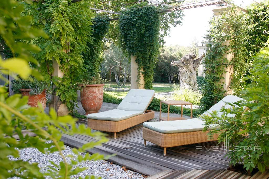 Lounge at Oustau De Baumaniere, Les Baux de Provence, France