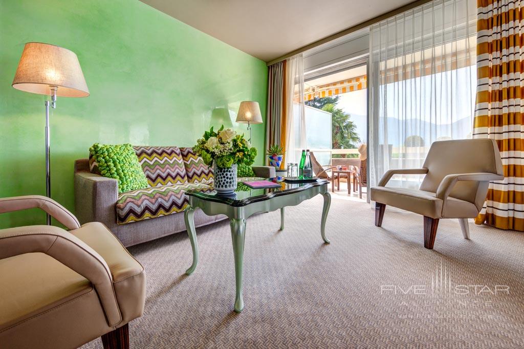 Suite Lounge at Hotel Eden Roc, Ascona, Switzerland