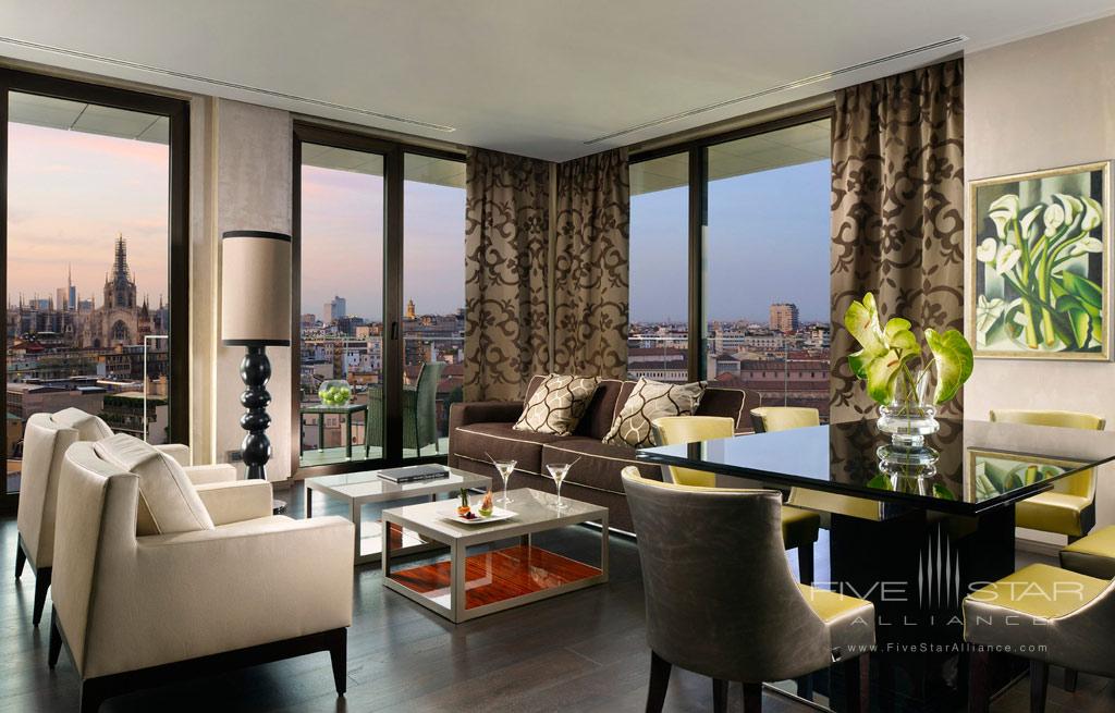 Presidential Suite Living Room at Uptown Palace, Milan, Italy