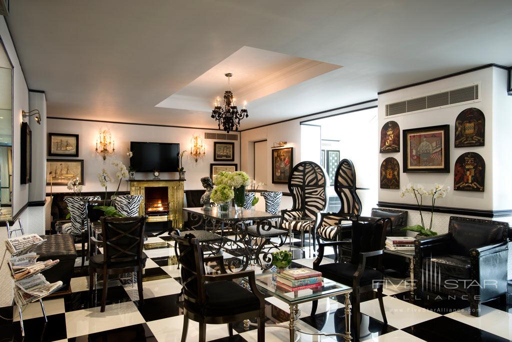 Lounge at Duke of Richmond Hotel, Guernsey, Channel Islands, United Kingdom