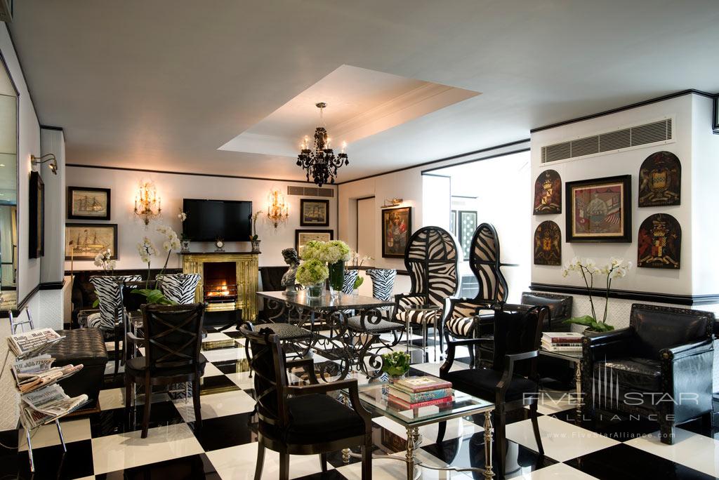 Lounge at Duke of Richmond Hotel, Guernsey, Channel Islands, United Kingdom