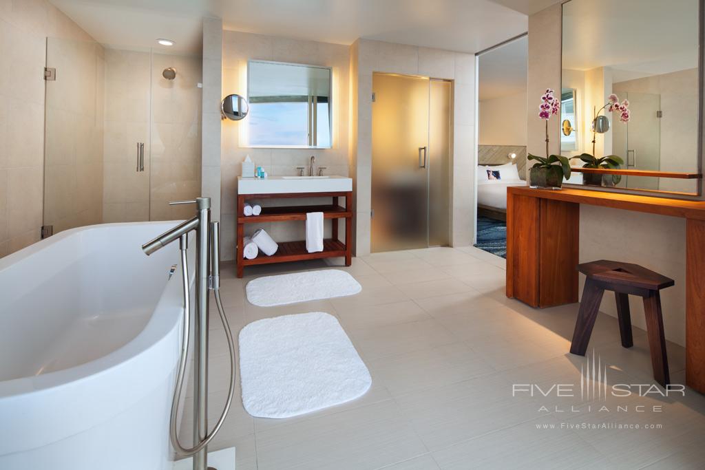 Mega Suite Bath at W Fort Lauderdale, Fort Lauderdale, FL
