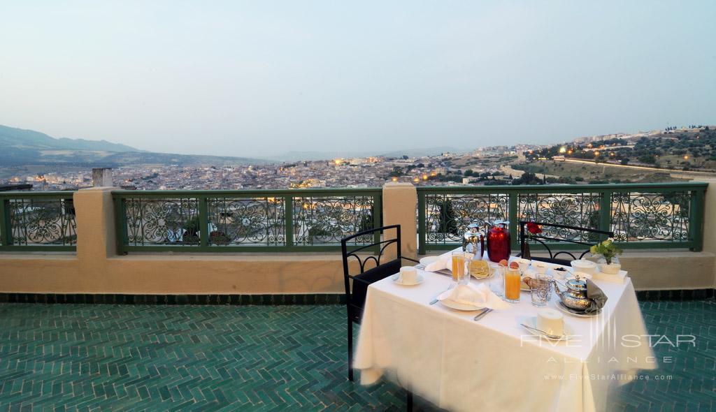 Terrace Dine at Palais Faraj, Fes, Morocco