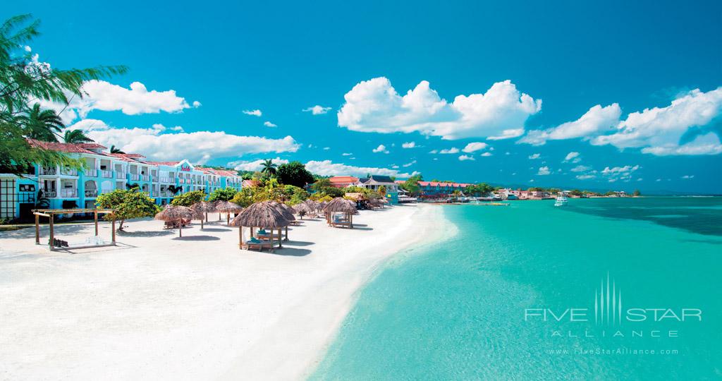 Beach at Sandals Montego Bay, Jamaica