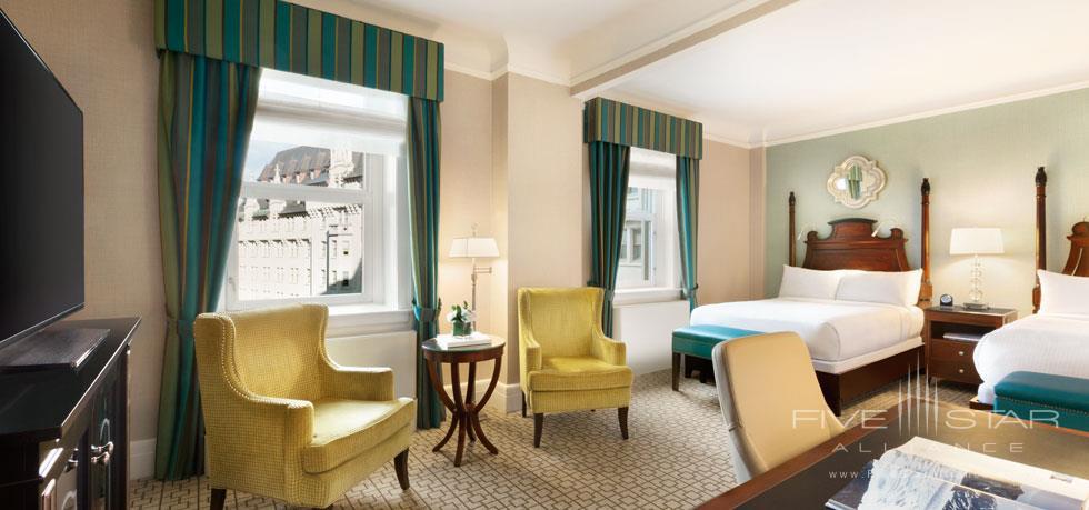 Double Guest Room at Fairmont Chateau Laurier, Ottawa, ON, Canada