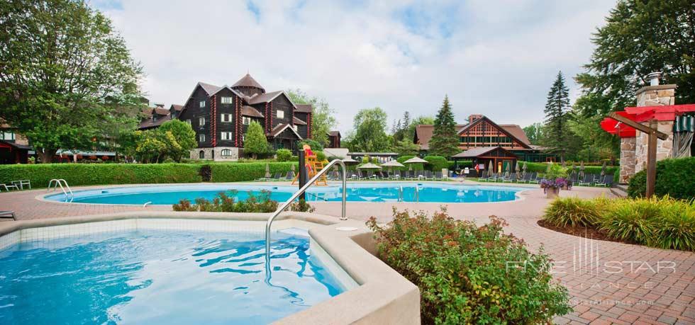 Outdoor Pool at Fairmont Le Chateau Montebello, Montebello, PQ, Canada