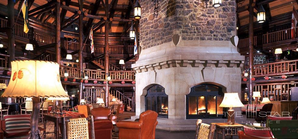 Lounge at Fairmont Le Chateau Montebello, Montebello, PQ, Canada