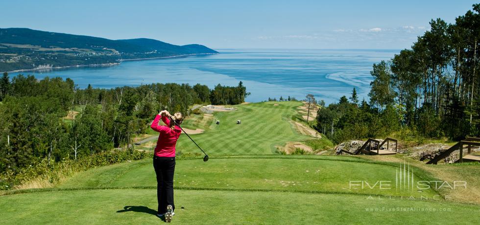 Golf Activity at Fairmont Le Manoir Richelieu, Charlevoix, PQ, Canada