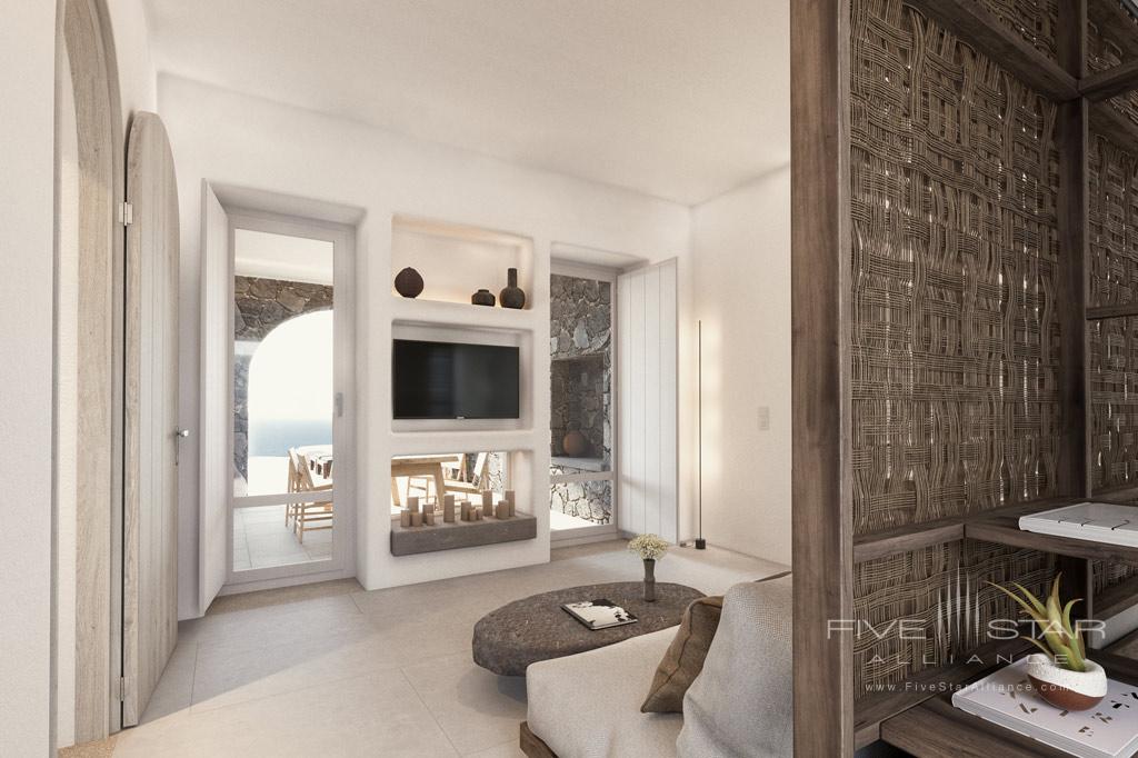 Deluxe Guest Living at Canaves Oia Epitome, Greece