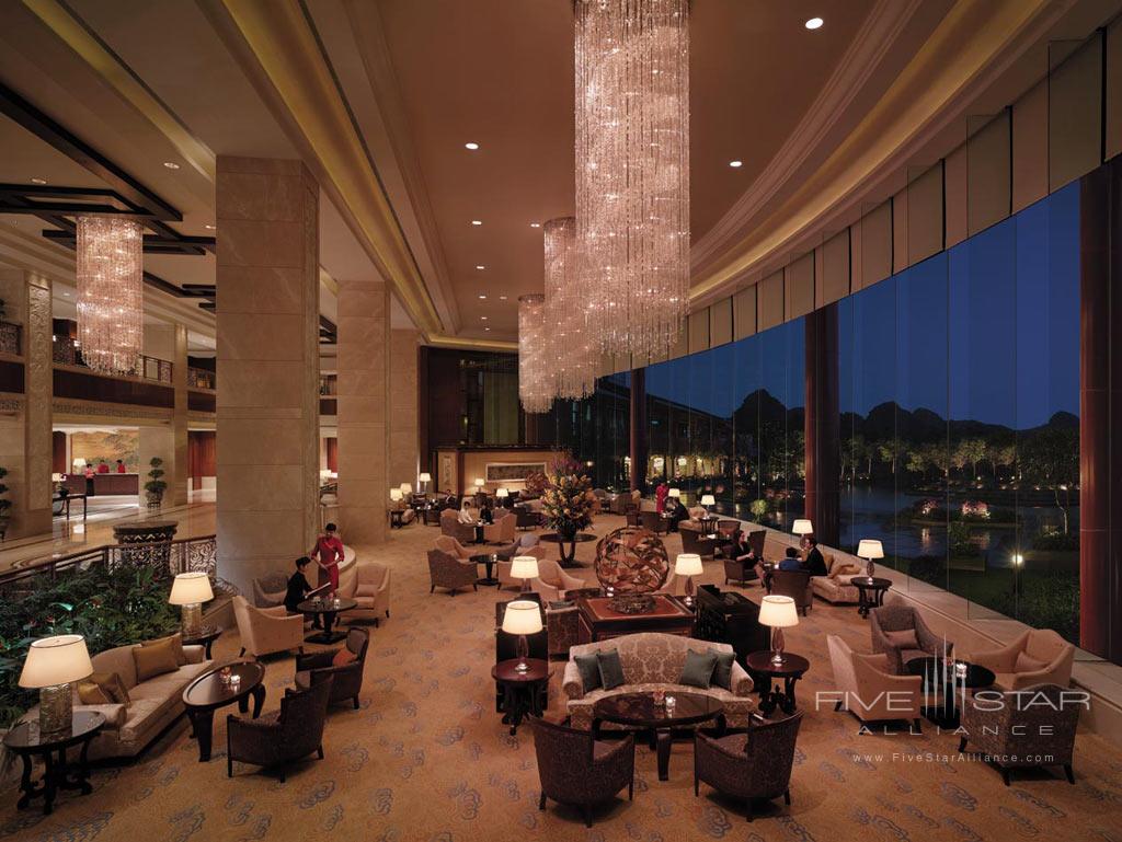 Lobby and Lounge of Shangri-La Hotel Guilin, China