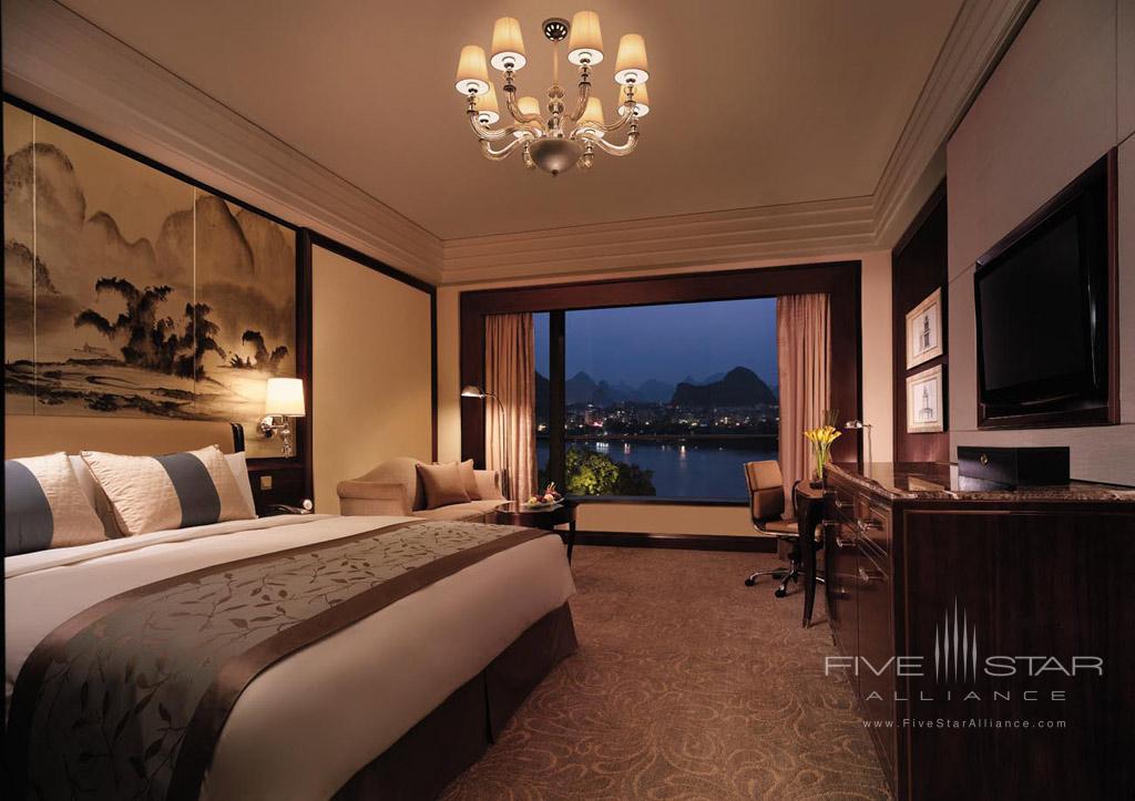 Deluxe River View Room at Shangri-La Hotel Guilin, China