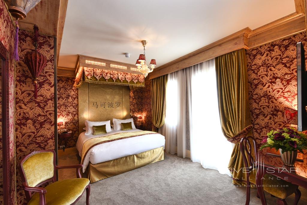 The Marco Polo Room at Hotel Papadopoli Venezia, Italy