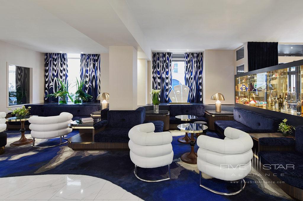 Lounge at Hotel Bel Ami Paris, France