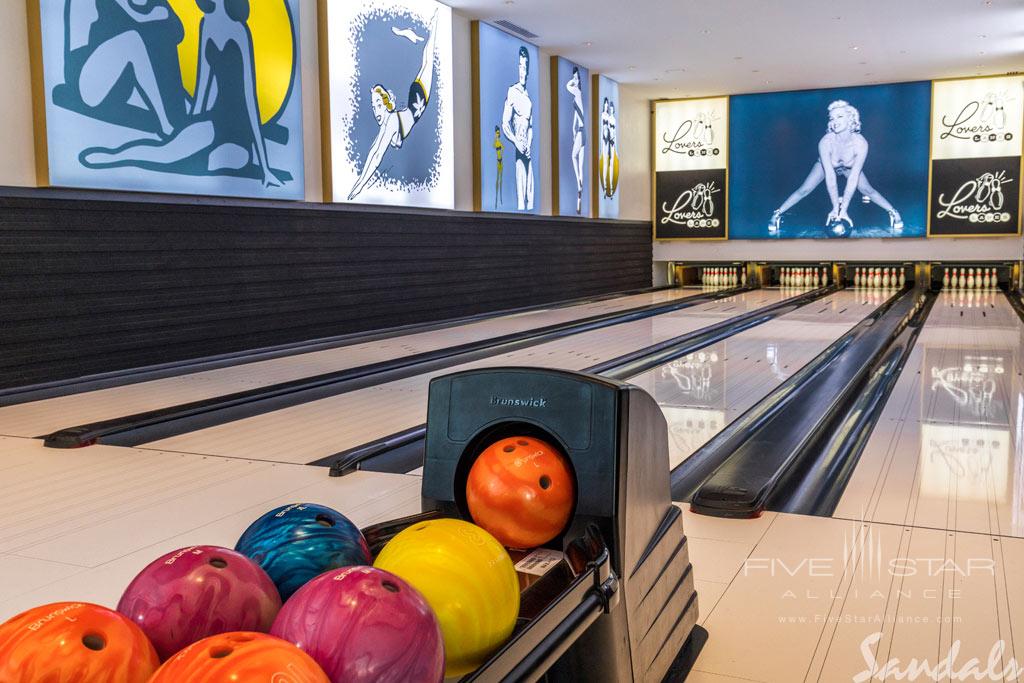 Bowling Alley at Sandals Royal Barbados