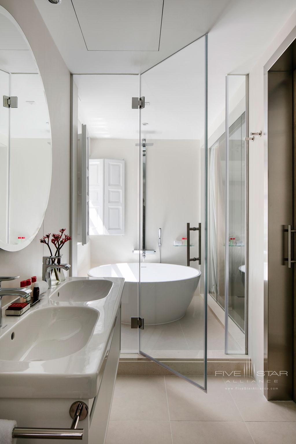 One Bedroom Suite Bath at Gran Melia Palacio de los Duques, Madrid, Spain