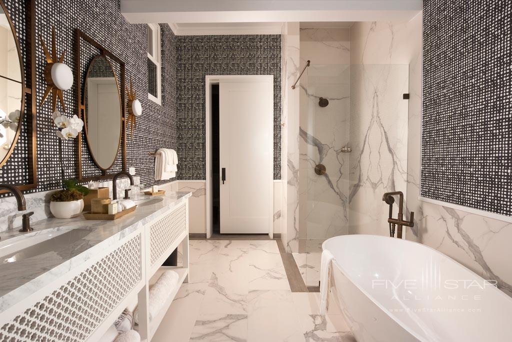 Master Bath at Hotel Californian, Santa Barbara , CA