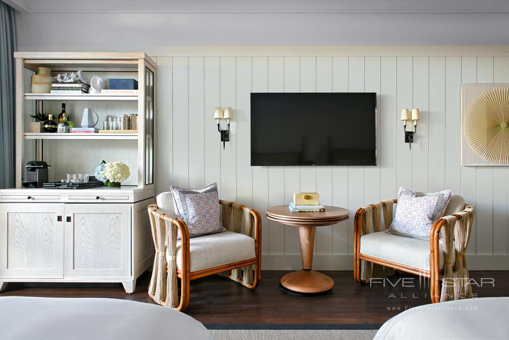 Queen Guest Room with Sitting Area at Rosewood Baha Mar, Nassau, Bahamas