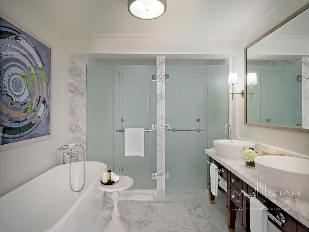 Guest Bath at Rosewood Baha Mar, Nassau, Bahamas