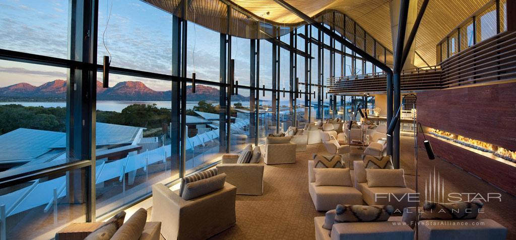 Guest Lounge at Saffire Freycinet, Freycinet National Park, Tasmania, Australia