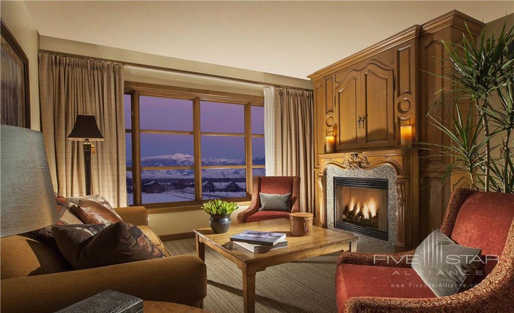 Two Bedroom Suite Living at Snake River Lodge &amp; Spa, Teton Village, WY
