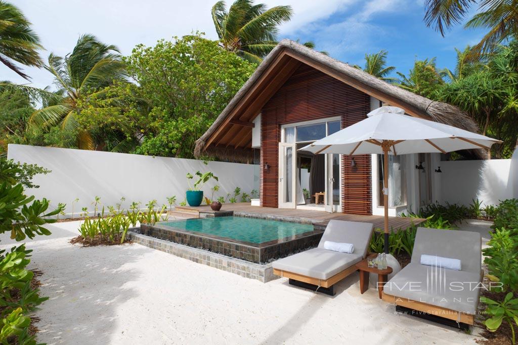 Deluxe Beach Villa at Fairmont Maldives Sirru Fen Fushi, Maldives