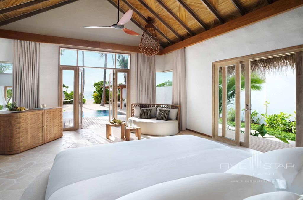 Premium Beach Villa at Fairmont Maldives Sirru Fen Fushi, Maldives