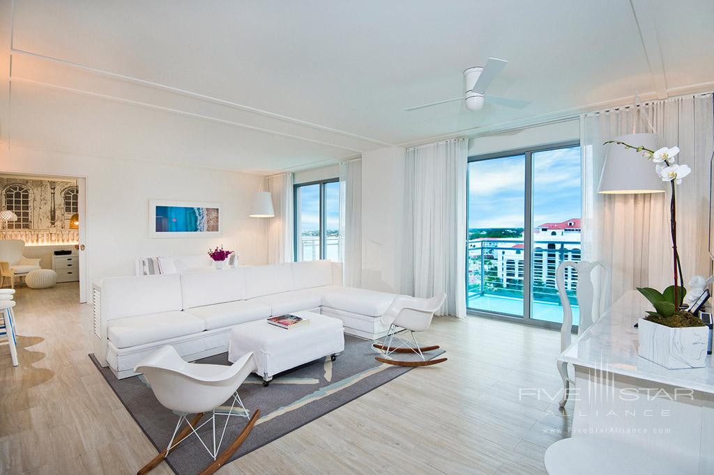 Suite Living Room at SLS Baha Mar, Nassau, NP, Bahamas