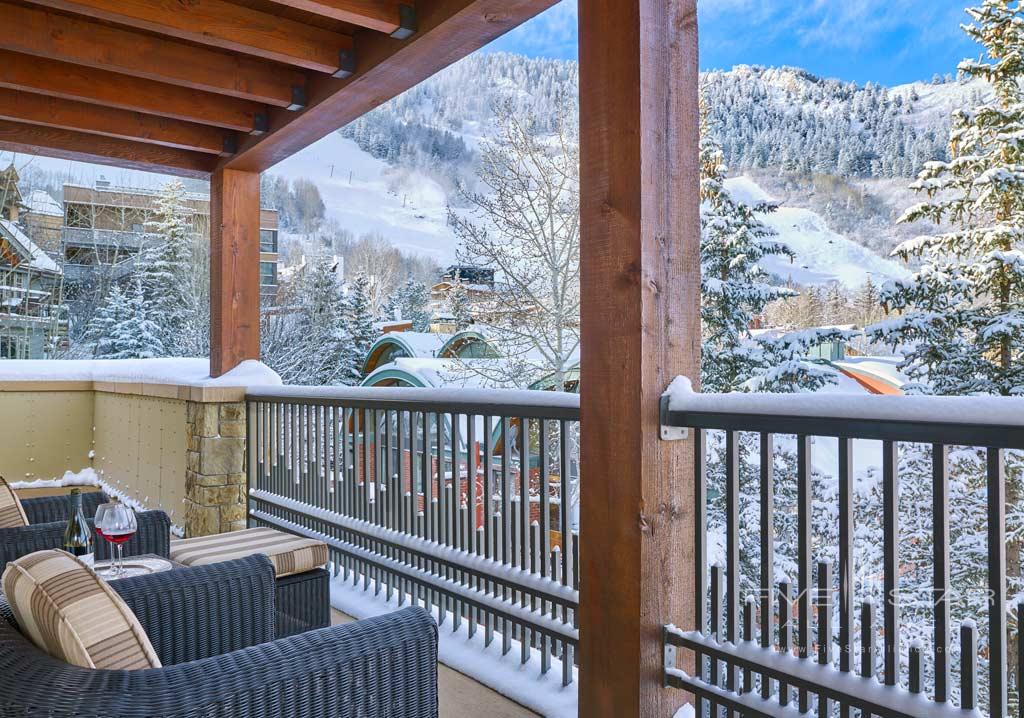Terrace Views from Residences at The Little Nell, Aspen, COi