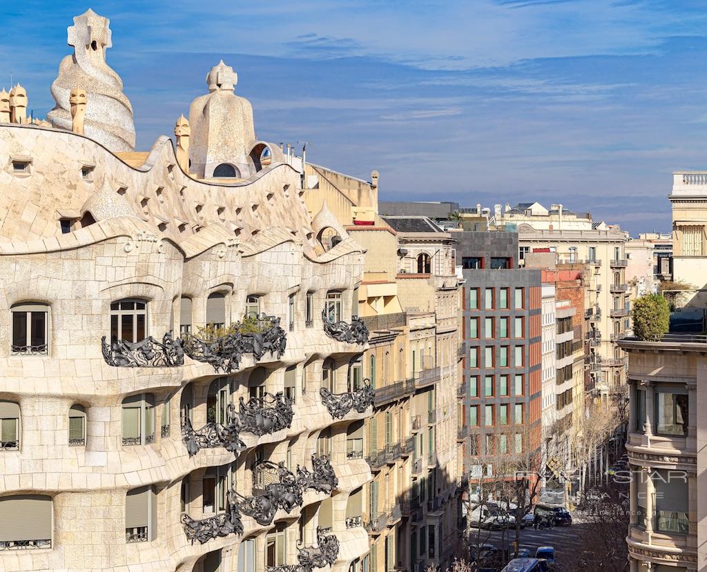 Facade from Casa Mila at The One Barcelona