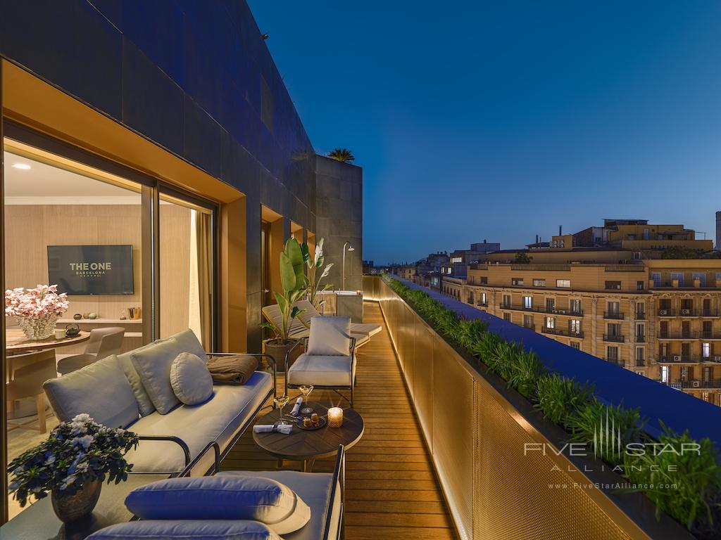 Penthouse Suite Terrace at The One Barcelona