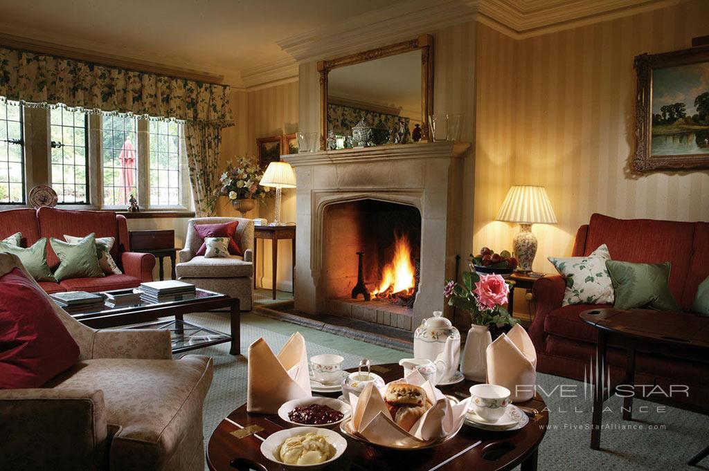 Lounge at Buckland Manor, Worcs, United Kingdom