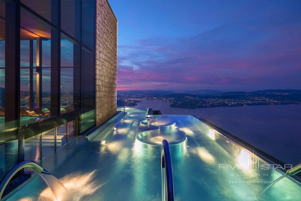 Infinity Pool at Buergenstock Hotel &amp; Alpine Spa, Switzerland