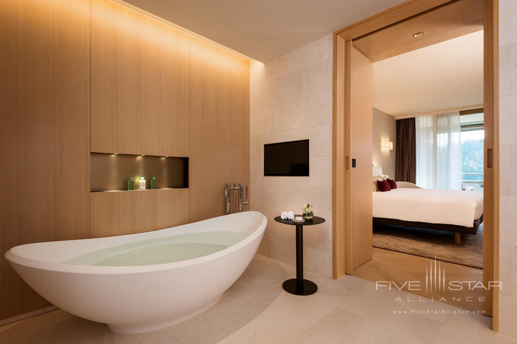 Guest Bath at Buergenstock Hotel &amp; Alpine Spa, Switzerland