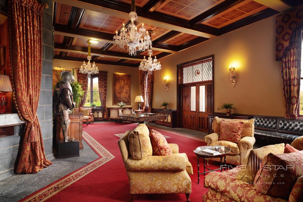 Lobby of Dromoland Castle Hotel, County Clare, Ireland