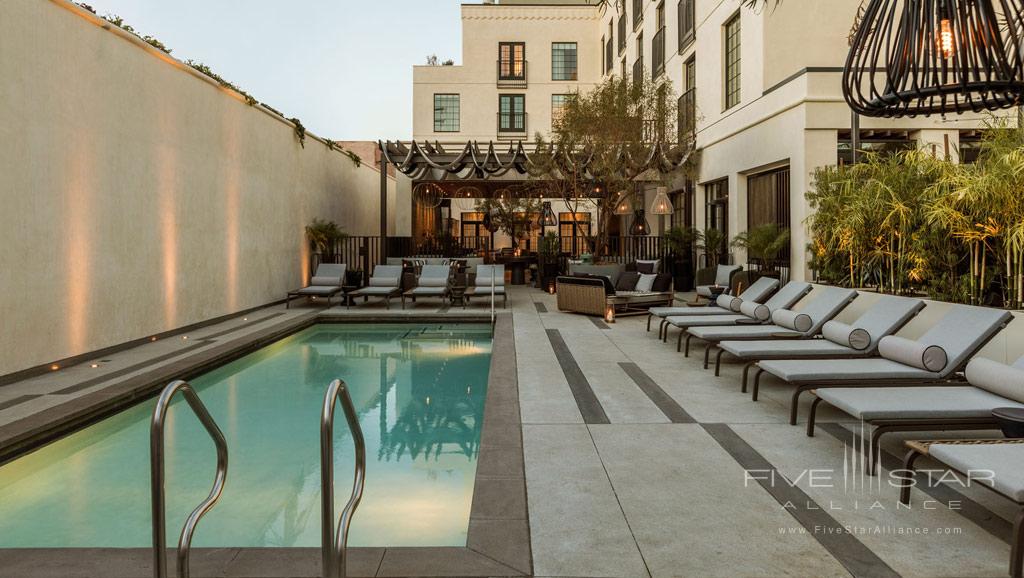 Outdoor Pool at Kimpton La Peer Hotel, West Hollywood, CA