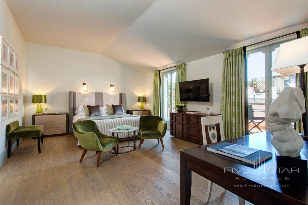 Junior Suite Interconnecting with Popolo Suite at Rocco Forte Hotel De Russie, Rome, Italy