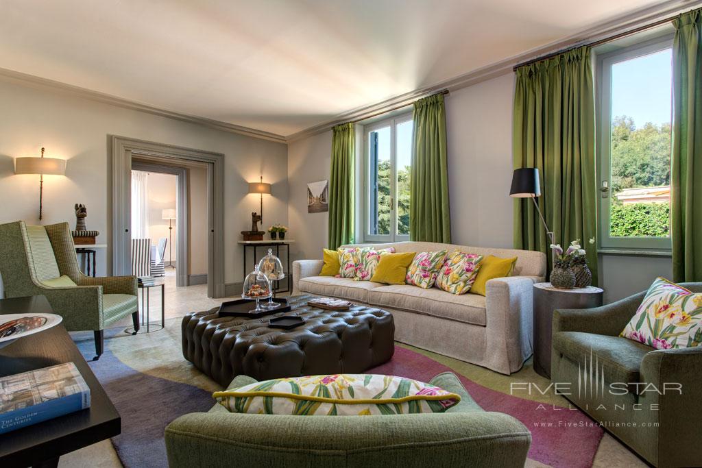 Nijinsky Suite Living at Rocco Forte Hotel De Russie, Rome, Italy